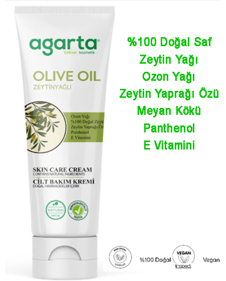 Doğal Zeytinyağlı Nemlendirici El Ve Cilt Bakım Kremi 75 ml