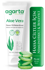Doğal Aloe Vera Nemlendirici Cilt Kremi 75 ml