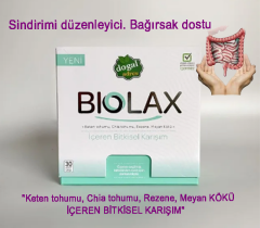 Doğal Adres Biolax Sindirime Destek Bitkisel Toz Karışım 30 Adet