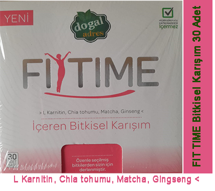 doğal adres fit time ( 30 adet şase ) 60 gr
