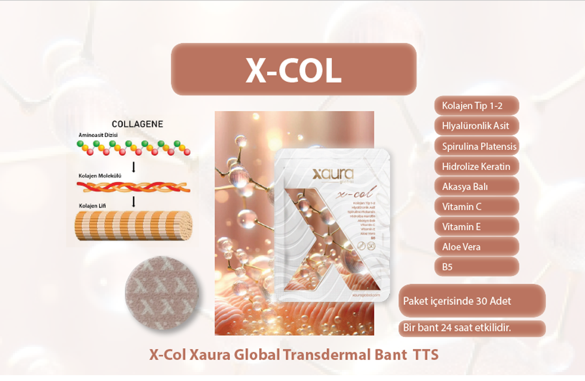 X-Col Xaura Global Transdermal Bant TTS ( 30 Adet )
