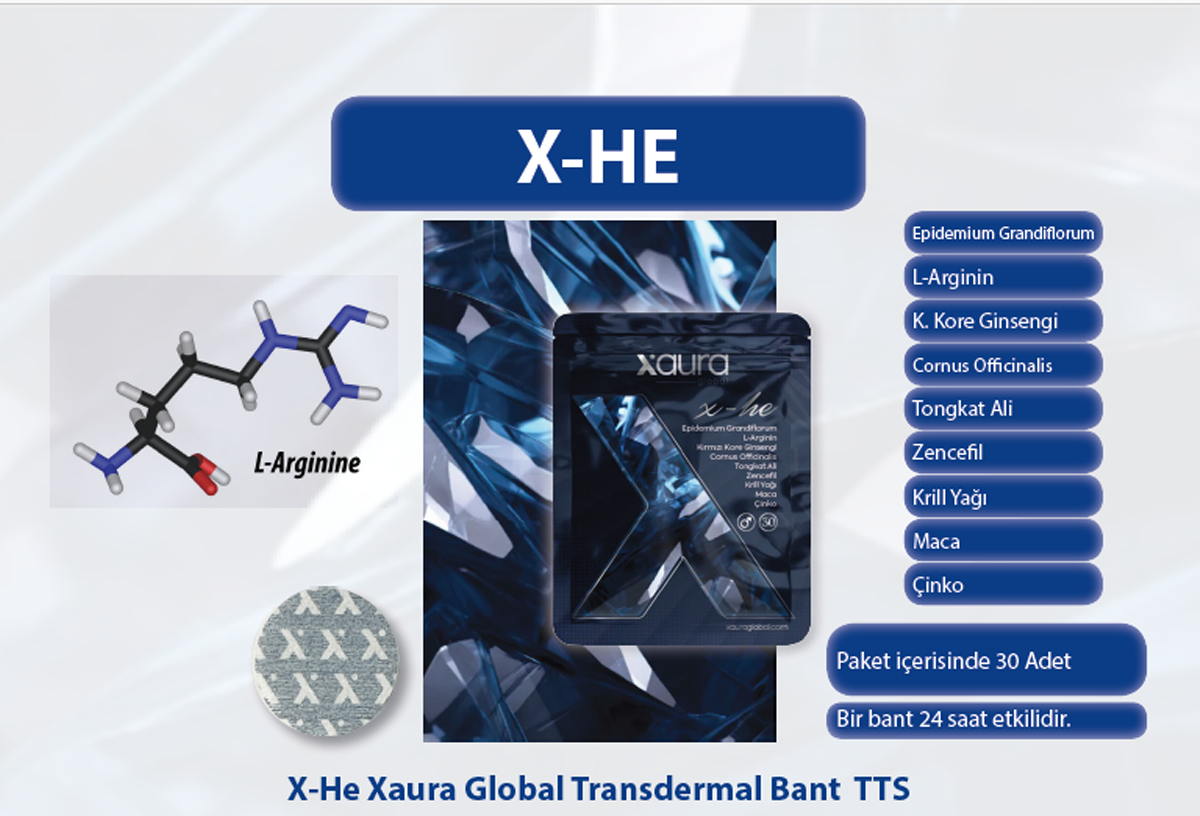 X-He Xaura Global Transdermal Bant TTS ( 30 Adet )