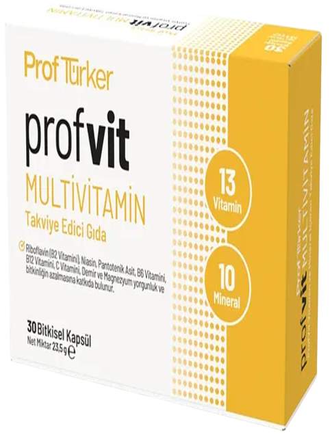 Sayvera Prof Türker Profvit Multivitamin Takviye Edici Gıda