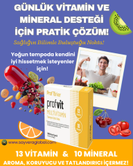 Sayvera Prof Türker Profvit Multivitamin Takviye Edici Gıda