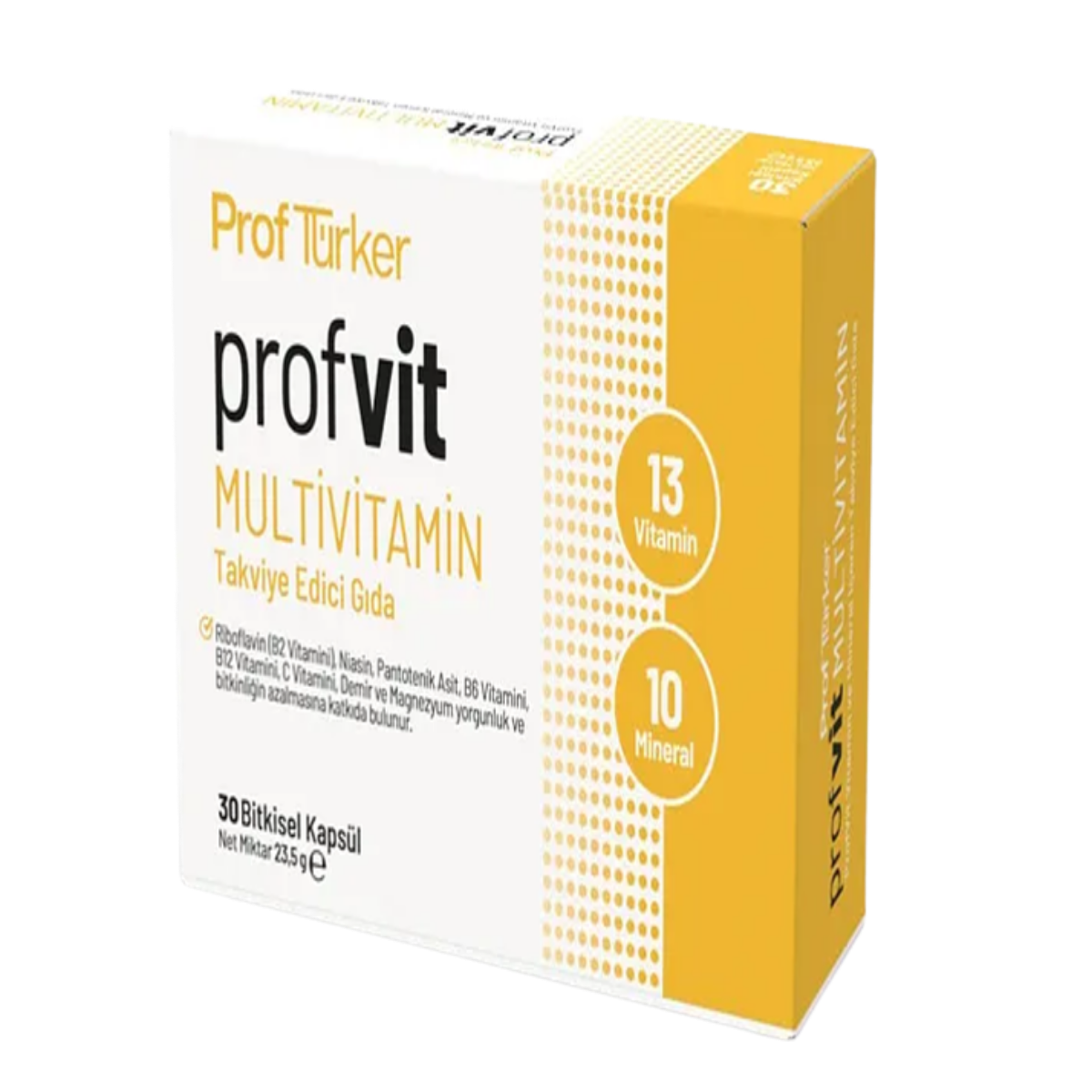 Sayvera Prof Türker Profvit Multivitamin Takviye Edici Gıda