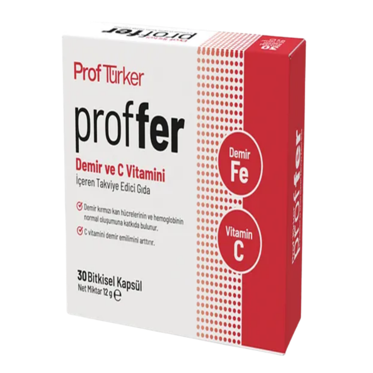 Sayvera Prof Türker Proffer Demir ve C Vitamini İçeren Takviye Edici Gıda