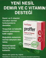 Sayvera Prof Türker Proffer Demir ve C Vitamini Kapsül