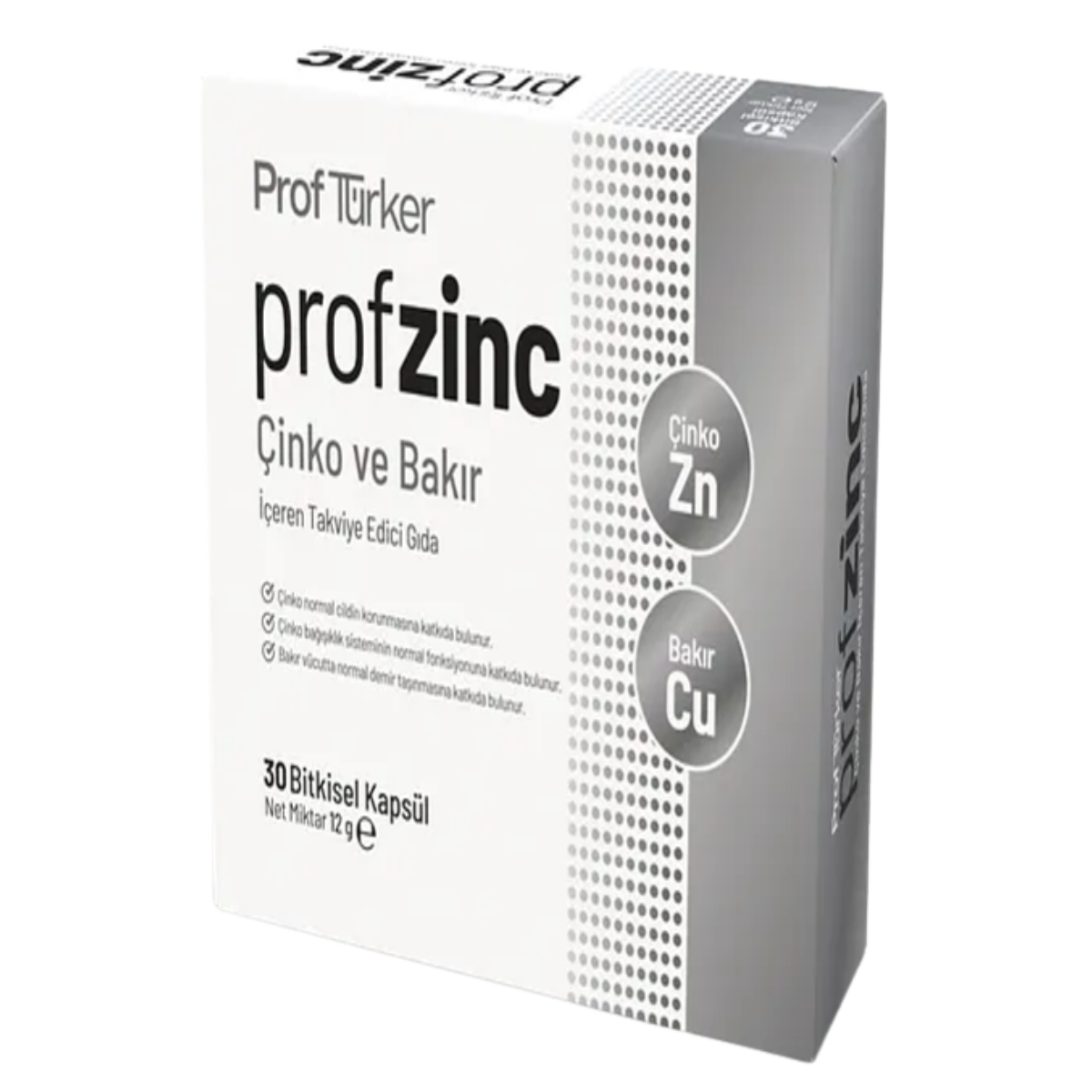 Sayvera Prof Türker Profzinc Çinko ve Bakır İçeren Takviye Edici Gıda