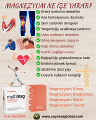 Sayvera Prof Türker Multimag Magnezyum Takviye Edici Gıda