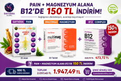 Sayvera Kampanyası | Pain + Multimag Alanlara B12 Complex'te 150 TL İndirim
